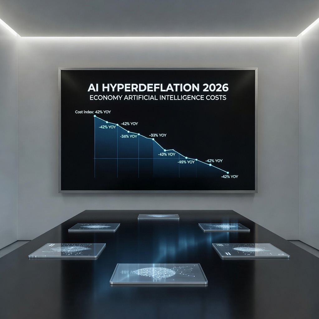 AI cost reduction visualization