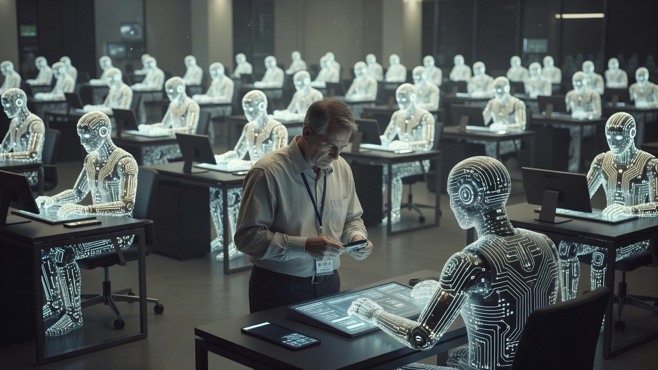 Humans serving AI agents